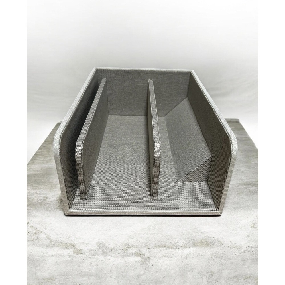 Caraway Food Storage Bin Holder Organizer Gray Kitchen Cabinet Storage 13x9x5